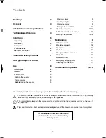 Preview for 2 page of Zanussi F1000 Instruction Booklet