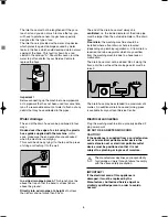 Предварительный просмотр 6 страницы Zanussi F1000 Instruction Booklet