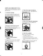 Preview for 9 page of Zanussi F1045 W Instruction Booklet