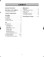 Предварительный просмотр 3 страницы Zanussi F906CN Instruction Booklet