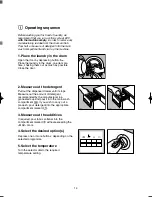 Предварительный просмотр 14 страницы Zanussi F906CN Instruction Booklet