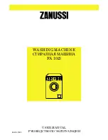 Zanussi FA1023 User Manual preview