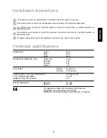 Preview for 6 page of Zanussi FA1025E User Manual