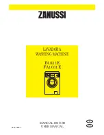 Предварительный просмотр 1 страницы Zanussi FA1031E User Manual