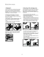 Предварительный просмотр 18 страницы Zanussi FA1032 User Manual