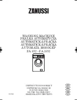 Предварительный просмотр 1 страницы Zanussi FA832 Instruction Booklet