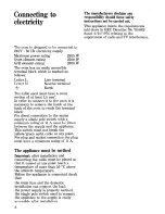 Preview for 6 page of Zanussi FB 510 Instructions For The Use And Care