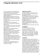 Preview for 9 page of Zanussi FBI 533/31 B Instructions For The Use And Care