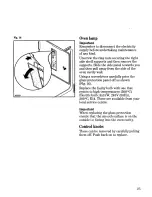 Предварительный просмотр 25 страницы Zanussi FBI534/31 B Instructions For The Use And Care