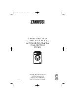 Zanussi FE 1205 Instruction Booklet предпросмотр