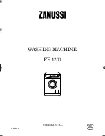 Zanussi FE1200 User Manual предпросмотр