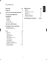 Preview for 3 page of Zanussi FE1200 User Manual