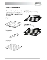 Предварительный просмотр 7 страницы Zanussi FH10 User Manual