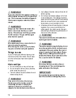 Предварительный просмотр 14 страницы Zanussi FH10 User Manual