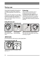 Предварительный просмотр 18 страницы Zanussi FH10 User Manual