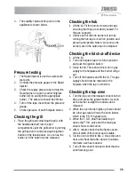 Предварительный просмотр 39 страницы Zanussi FH10 User Manual