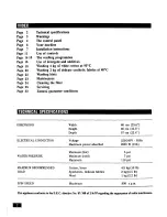 Preview for 2 page of Zanussi FJ 831 Instruction Booklet