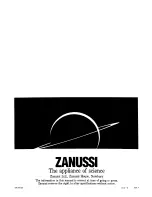 Preview for 36 page of Zanussi FJ 831 Instruction Booklet