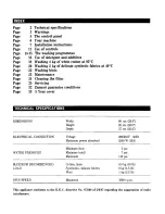 Preview for 2 page of Zanussi FJ1040 Instruction Booklet