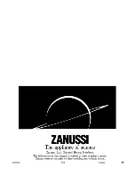 Предварительный просмотр 36 страницы Zanussi FJ1224 Instruction Booklet