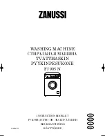 Zanussi FJ905N Instruction Booklet предпросмотр