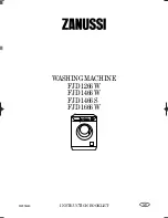 Preview for 1 page of Zanussi FJD 1466 S Instruction Booklet