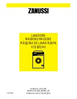 Предварительный просмотр 1 страницы Zanussi FJS 1072 HV Instruction Booklet