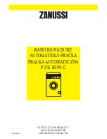 Zanussi FJS 1074 C Instruction Booklet предпросмотр