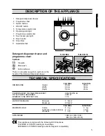 Предварительный просмотр 5 страницы Zanussi FJS 1084 Instruction Booklet