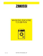 Zanussi FJS 1097 NW Instruction Booklet предпросмотр