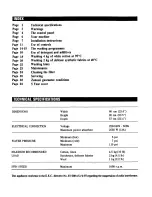 Предварительный просмотр 2 страницы Zanussi FL 1032 Instruction Booklet