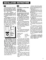 Предварительный просмотр 9 страницы Zanussi FL 1032 Instruction Booklet