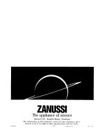 Предварительный просмотр 36 страницы Zanussi FL 1032 Instruction Booklet