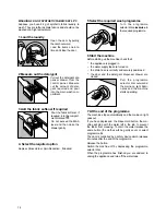 Предварительный просмотр 14 страницы Zanussi FL 1082 Instruction Booklet