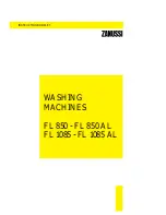 Предварительный просмотр 1 страницы Zanussi FL 1085 Instruction Booklet