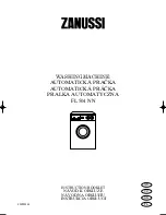 Zanussi FL 504 NN Instruction Booklet preview