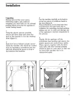 Предварительный просмотр 7 страницы Zanussi FL 811 Instructions For Use And Care Manual