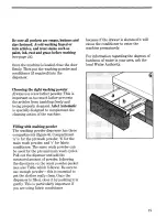 Предварительный просмотр 19 страницы Zanussi FL 811 Instructions For Use And Care Manual