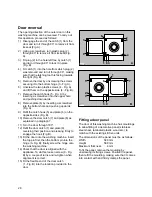 Preview for 8 page of Zanussi FLD 800 M Installation And Instruction Manual