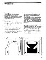 Preview for 7 page of Zanussi FLE 3000 Instructions For The Use And Care