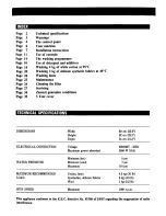 Предварительный просмотр 3 страницы Zanussi FLI 1042/A Instruction Booklet