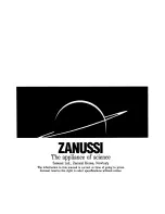 Preview for 36 page of Zanussi FLI 1042/A Instruction Booklet