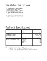 Preview for 16 page of Zanussi FLS 1002 V Instruction Booklet