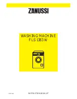 Zanussi FLS 1383 W Instruction Booklet предпросмотр