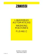 Zanussi FLS 461 C Instructions Manual preview