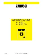 Предварительный просмотр 1 страницы Zanussi FLS 572 C Instruction Booklet