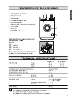 Предварительный просмотр 5 страницы Zanussi FLS 572 C Instruction Booklet