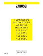 Предварительный просмотр 1 страницы Zanussi FLS 868 C Instructions Manual