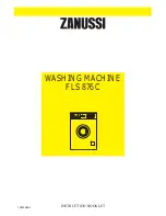 Zanussi FLS 876 C Instruction Booklet предпросмотр