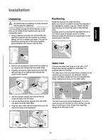 Preview for 6 page of Zanussi FLS 896 V Installation And Instruction Manual